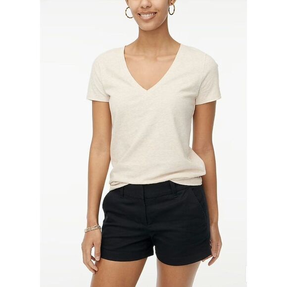 J. Crew Factory NWT Chino Broken-in Black Shorts, size 2, style 36234 - Picture 1 of 11